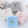 thumbnail image 4 of Joernso Square Towel Smooth Quick-dry Baby Infant Soft Embroidery Face Towel for Home, 4 of 8
