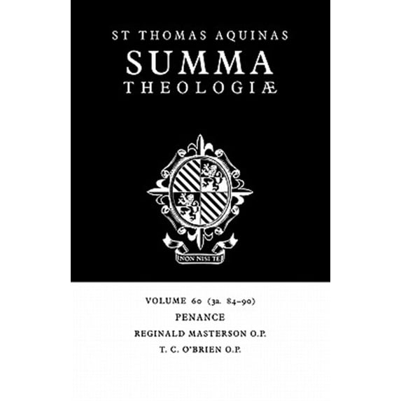 Pre-Owned Summa Theologiae (Cambridge University P Summa Theologiae: Volume 60, Penance: 3a. 84-90, Book 60, (Paperback)