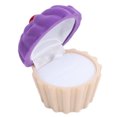 thumbnail image 1 of Ring Box, Purple Retro Flocking Jewelry Storage Case Portable  For Travel Proposal Wedding, 1 of 8