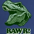 thumbnail image 2 of CafePress - T Rex RAWR Maternity Dark T Shirt - Maternity Dark T-Shirt, 2 of 3