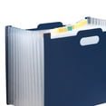 thumbnail image 4 of Organizador de archivos A4, bolsa de almacenamiento de papel de prueba para estudiantes, bolsa de almacenamiento de clasificación de archivos, soporte Azul oscuro Macarena Organizador de archivos, 4 of 5