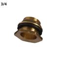 thumbnail image 1 of MYG for Brass Water Tank Connector 2-Pack 3/4\" Rain Barrel Fittings for Durable Anti-Corrosion Easy Install for Water Storage Containers Garden Irrigation System, 1 of 10