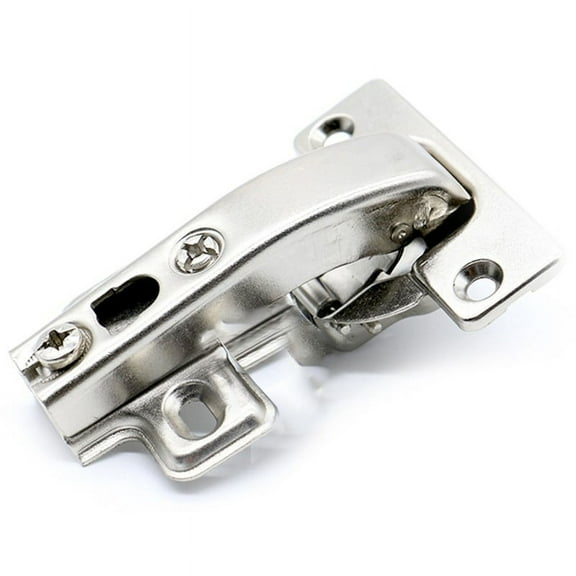 Gerich 2 Pcs Blind Corner 90 Degree Kitchen Cabinet Concealed Angular Door Hinge Set Silver