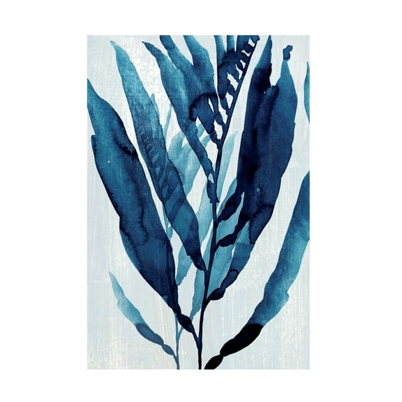 Annie Warren 'Blue Drift I' Canvas Art
