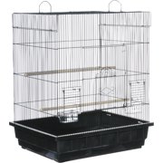 Square Roof Parakeet/Cockatiel Cage 25X21X29.33In