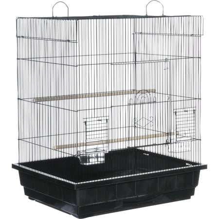 Square Roof Parakeet/Cockatiel Cage 25X21X29.33In