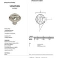 thumbnail image 2 of Alno 1 1/4" Knob - Polished Chrome, 2 of 2