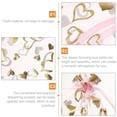 thumbnail image 3 of JUNWELL 100 Pcs Mini Christmas Gift Bags Tiny Baggies Small Baggies Mesh Bag Drawstring Pouches Bronzing Pink, 3 of 5