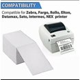 thumbnail image 4 of Thermal Shipping Label, 500 Labels/stack, Permanent Adhesive, White Mailing Label, 4 of 5