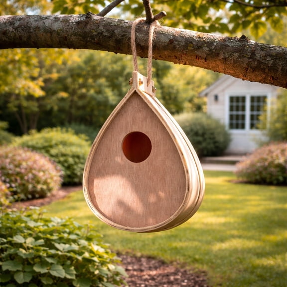Pollinating Palace - Eco-friendly Handmade Natural Wood Hanging Habitat-Bird House