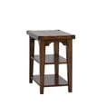 thumbnail image 3 of Aspen Skies Medium Brown Wood Chair Side Table, 3 of 7