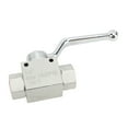 thumbnail image 1 of Stainless Steel Pressure Washer Ball Valve Kit, High Pressure Washer Ball Valve Kit Washer Ball Valve Kit High Pressure Quick Connect Fittings for Tasks 4500 PSI Hose Accessories, 1 of 7