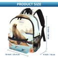 thumbnail image 2 of Sea Lion Adjustable Shoulder Strap Backpack - Large Capacity, Printed Design, Lightweight - Business Backpack Men, Mini Backpack Toy, Mini Backpack, 2 of 6