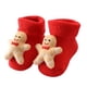 thumbnail image 2 of Calcetines de bebé Rojo Navidad Tejido cálido Algodón Medias térmicas largas Elástico Transpirable para bebés de 0 a 1 años Cookie Man, 2 of 5