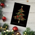 thumbnail image 6 of Masterpiece Tapestry Christmas Tree Card Set / 16 Holiday Cards With Gold Foil And Coordinating Foil Lined White Envelopes / 5.625" x 7.875" Folded Greeting Cards With Inside Verse, 6 of 6