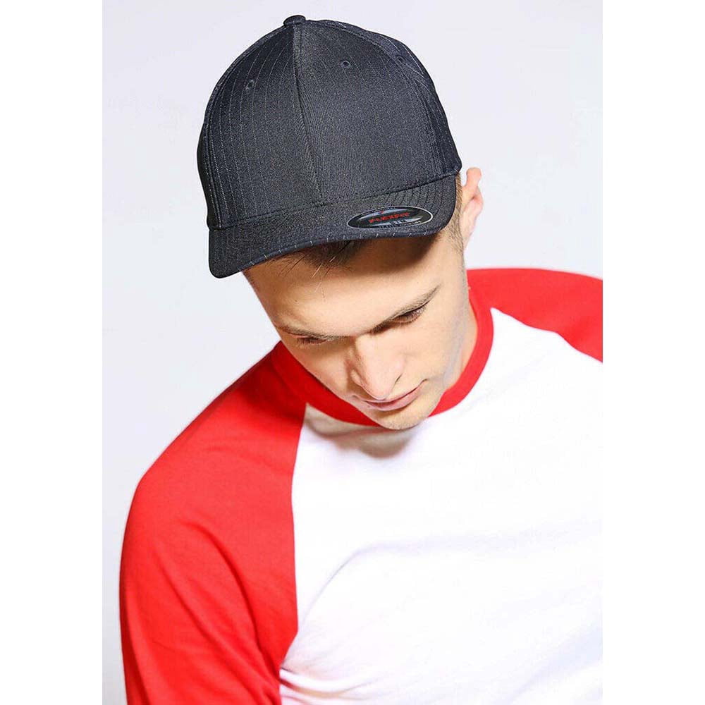 Yupoong Flexfit Pinstripe Baseball Cap 