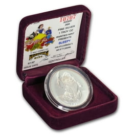 Disney AROUND THE WORLD シルバーコイン7枚セット Boxed Set 11 Disney Snow White 50th Anniversary .999 Fine