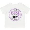 thumbnail image 3 of Inktastic I Wear Purple for my Mom- Lupus Awareness Boys or Girls Toddler T-Shirt, 3 of 5