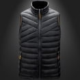 thumbnail image 2 of Chaqueta de otoño e invierno para hombre Chaleco de algodón Chaleco cálido Pompotops  oipoqjl21344, 2 of 5