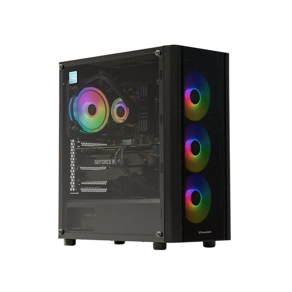 Velztorm Archux Gaming & Entertainment Desktop PC (AMD Ryzen 7 3700X 8-Core, 64GB RAM, 1TB PCIe SSD + 3TB HDD (3.5), NVIDIA RTX 3060, 4xUSB 3.1, 1xUSB 3.0, 2xHDMI, 2 Display Port (DP), Win 10 Pro)