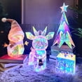 thumbnail image 5 of Prismatic Iridescent Christmas Tree Light 21 Inch Holographic Christmas Tree Decorations Christmas Decorations Indoor Desktop Colorful Glow Lights for Indoor Holiday DéCor Christmas Eve, 5 of 6