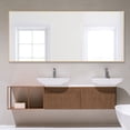 thumbnail image 4 of 28 in x 71 in Gold Modern Full Length Mirror, 4 of 10