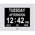 thumbnail image 1 of Digital Calendar Clock Extra Large Day Clock Date Time And Day Of The Week Dementia Clocks For Visually Impaired Seniors With Battery Backup + 8 Alarm_Perfect Gift, 1 of 5