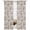 Brown, variant on Farmhouse Black Semi Sheer Window Curtains 45 Inches Long, Vintage Flower Leaf Botanical Plant Rod Pocket Voile Chiffon Curtain Light Filtering Drapes for Living Room, Kitchen, 52"x45", 2 Panels