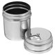 thumbnail image 1 of Stainless Steel Spice Jars with Shaker Lids, Portable Seasoning Storage Containers for Kitchen Pantry & Travel, Easy Dispensing, 1 of 4