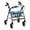 Pumpkin, variant on HELLHERO Snowflakes Rollator Walker Seat Back Cover for Elder Polyester Rollator Walker Seat and Backrest Rollbar Covers Set Reusable Removable