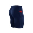 thumbnail image 3 of Niuer Men Compression Shorts Underwear Athletic Active Shorts with Pockets Cool Dry Workout Running Short Tights, 3 of 4