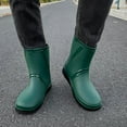 thumbnail image 4 of AUXDIQ Men Rain Boots Outdoor Garden Boots Waterproof Mid-calf Rain Shoes, 4 of 6
