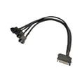 thumbnail image 1 of Fan Splitter Hub SATA Cable de alimentación Convertidor de enfriamiento (SATA a 4x4Pin) PC FLhrweasw  Nuevo, 1 of 6