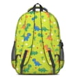 thumbnail image 3 of Dinosaur and Cactus Light Green Pattern Cute School Backpack Bag with Padded Back and Adjustable Shoulder Straps 16.9 X 12.6 X 5.9 Inches, 3 of 5
