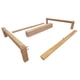 thumbnail image 5 of Base Para Cama Matrimonial Muebles GM Tradicional Desarmable Madera de Pino Natural Con Laca Transparente, 5 of 6