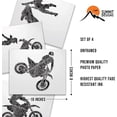 thumbnail image 7 of Summit Designs Motocross Wall Art Prints, Motocross Posters, Motocross Room Decor For Men Kids Teenagers, Unframed Set of 4 (8x10"), 7 of 7