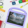 thumbnail image 5 of Dteck for New iPad mini 8.3" Case 2024 for Kids, iPad mini 6 Case 2021,Lightweight EVA Shockproof Handle Kids Case with Kickstand Cute DIY Accessories,Purple (Cartoon Letters), 5 of 6