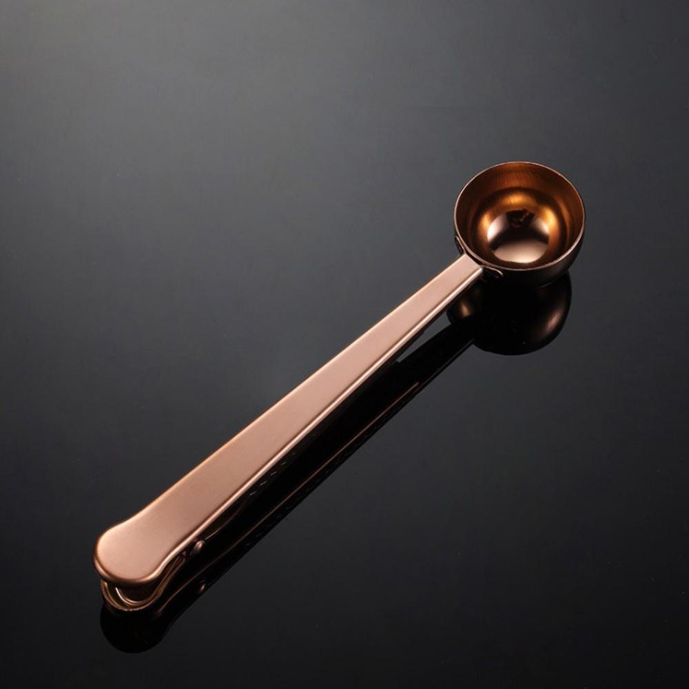 Multifunction Scoop Stainless Steel Coffee Scoop With Clip Coffee Tea