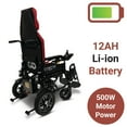 thumbnail image 3 of ComfyGO Fauteuil Roulant Électrique, Fauteuils Roulants Pliants Légers, Fauteuil Roulant Motorisé, Capacité Maximale de 286 Lb, Siège de 18 Pouces, 3 of 6