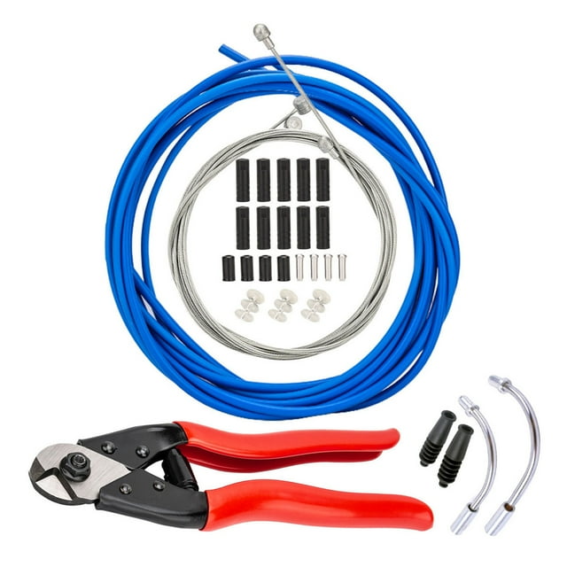 EDTara Bike Brake Cable Cutter Bicycle Brake Cables PVC Wires Colorful Replacement Set For Mountain Bike Road Bike