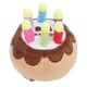 thumbnail image 5 of Juguete de peluche con forma de pastel, chirriador y masticable, divertido para celebrar el cumpleaños de un perro, 5 of 8