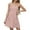 Red, variant on Fashion Plus Size Beach Dresses for Womens 2025 Sleeveless V-neck Striped Pocket Strap Dress