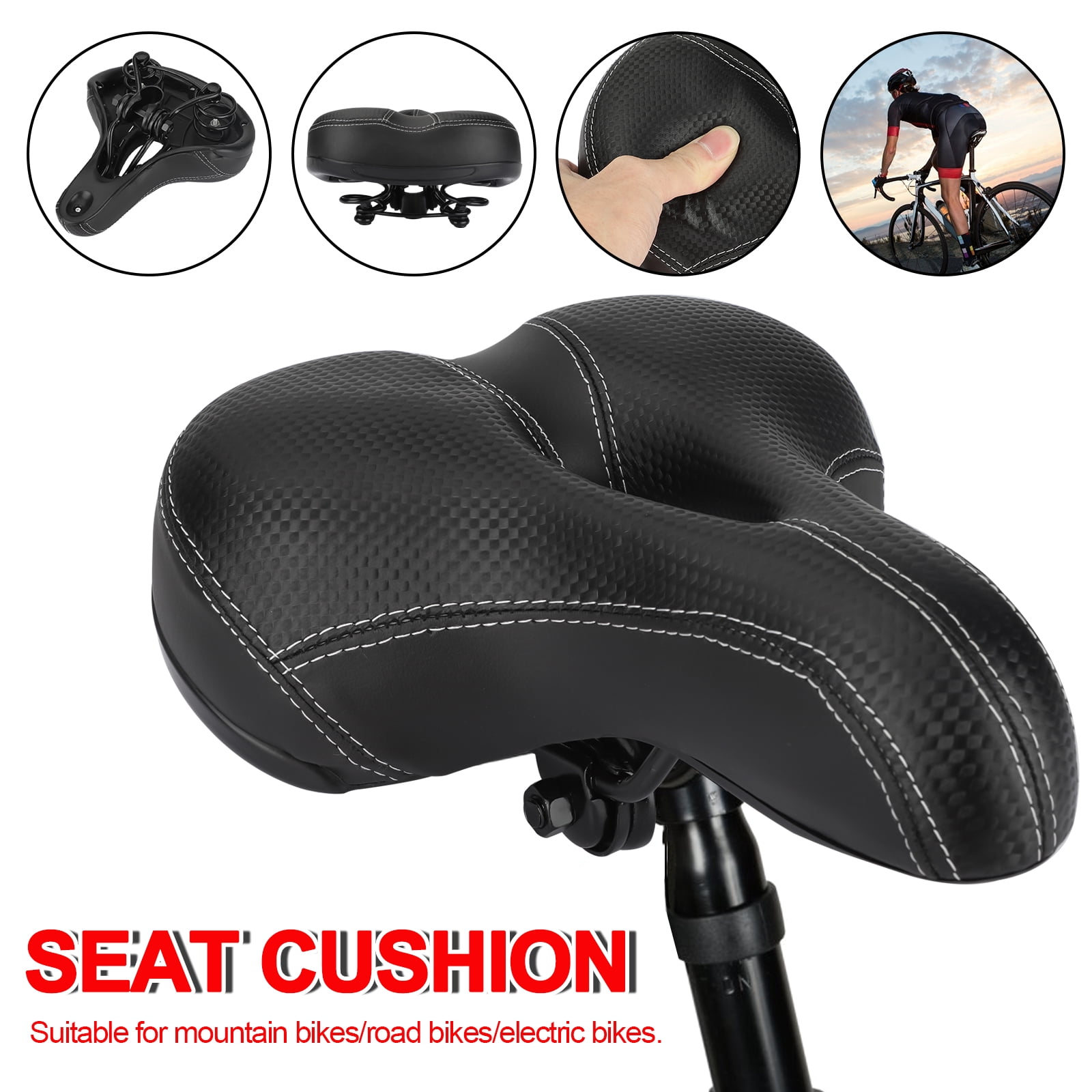 Fit Bike Universal Comfortable Replacement Bicycle Saddle Cover Seat Waterproof