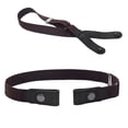 thumbnail image 4 of Helii Men's Comfort Adjustable No Buckle Elastic Belt Hook Loop Fastener Stretch Belt for Jeans Khaki Pants, 4 of 5