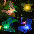 thumbnail image 2 of Solar Energy Lamp String Outdoor Fiber Optic Butterfly Fairy Solar Energy Lamp, Solar Energy 2 Mode (20 Lamps), 2 of 5