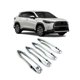 thumbnail image 5 of 4 piezas de cubierta de manija de puerta cromada ABS, cubiertas protectoras, molduras para accesorios de estilo de automóvil 2020 2021, cromo, cromo, 5 of 5