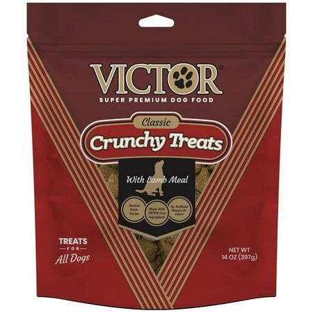 UPC: 0854524005597 | Victor Super Premium Dog Food 854524005597 14 oz Classic Crunchy Dog Treats with Lamb Meal