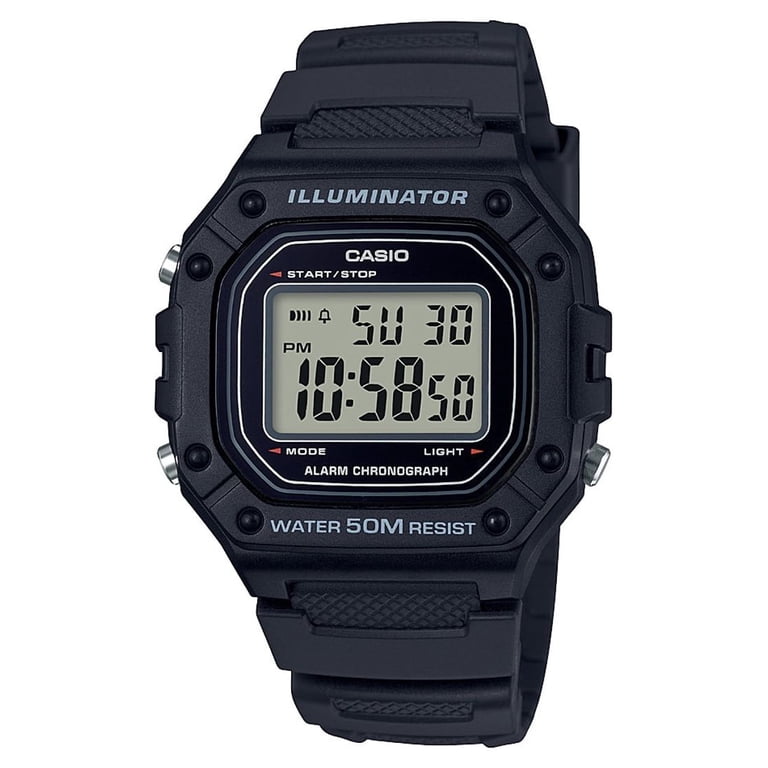 Casio Large Case Digital Sport Watch Black W218H-1A photo 1