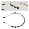 thumbnail image 3 of Unique Bargains Fashion Rhinestone Thin Head Bands Black, 3 of 7