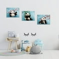 thumbnail image 2 of Hieng Cute Animal Canvas Wall Art Baby Panda Playing with Flower Pictures Print Chinese Style Painting Artwork Stretched and Artwork for Kids Bedroom Living Room Nursery Decor Unframed, 2 of 6